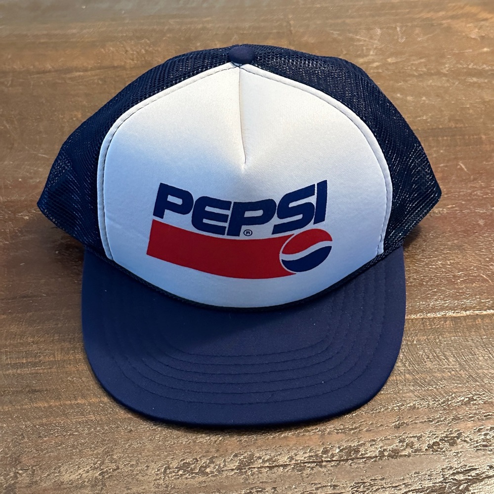 Pepsi SnapBack Mesh Baseball Cap 1990s? Action Sports Tag